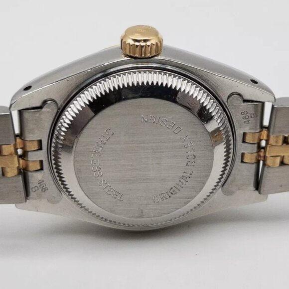 Rolex Ladies Blue Face Two Tone 18kt Watch main image 4